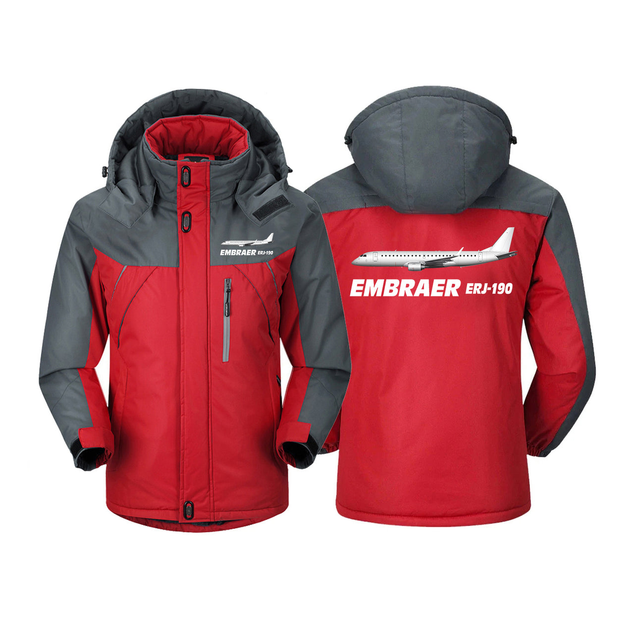 The Embraer ERJ-190 Designed Thick Winter Jackets