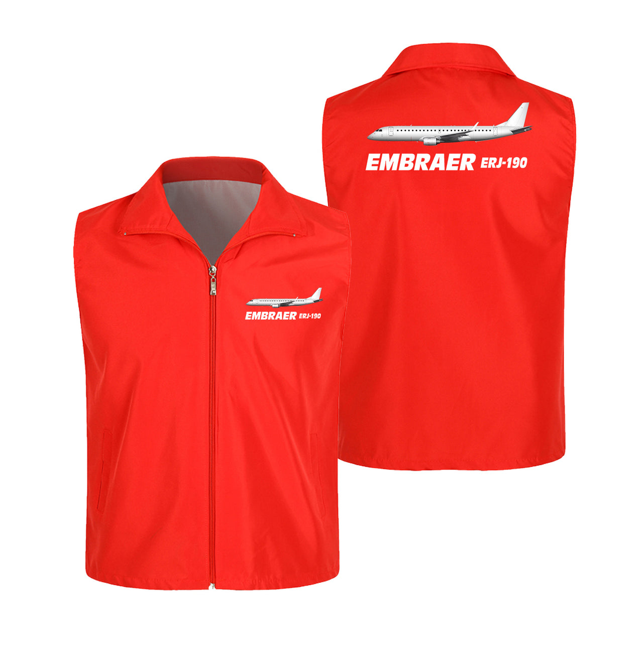 The Embraer ERJ-190 Designed Thin Style Vests