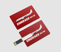 Thumbnail for The Embraer ERJ-190 Designed USB Cards
