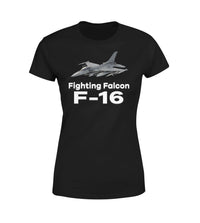 Thumbnail for The Fighting Falcon F16 Designed Women T-Shirts
