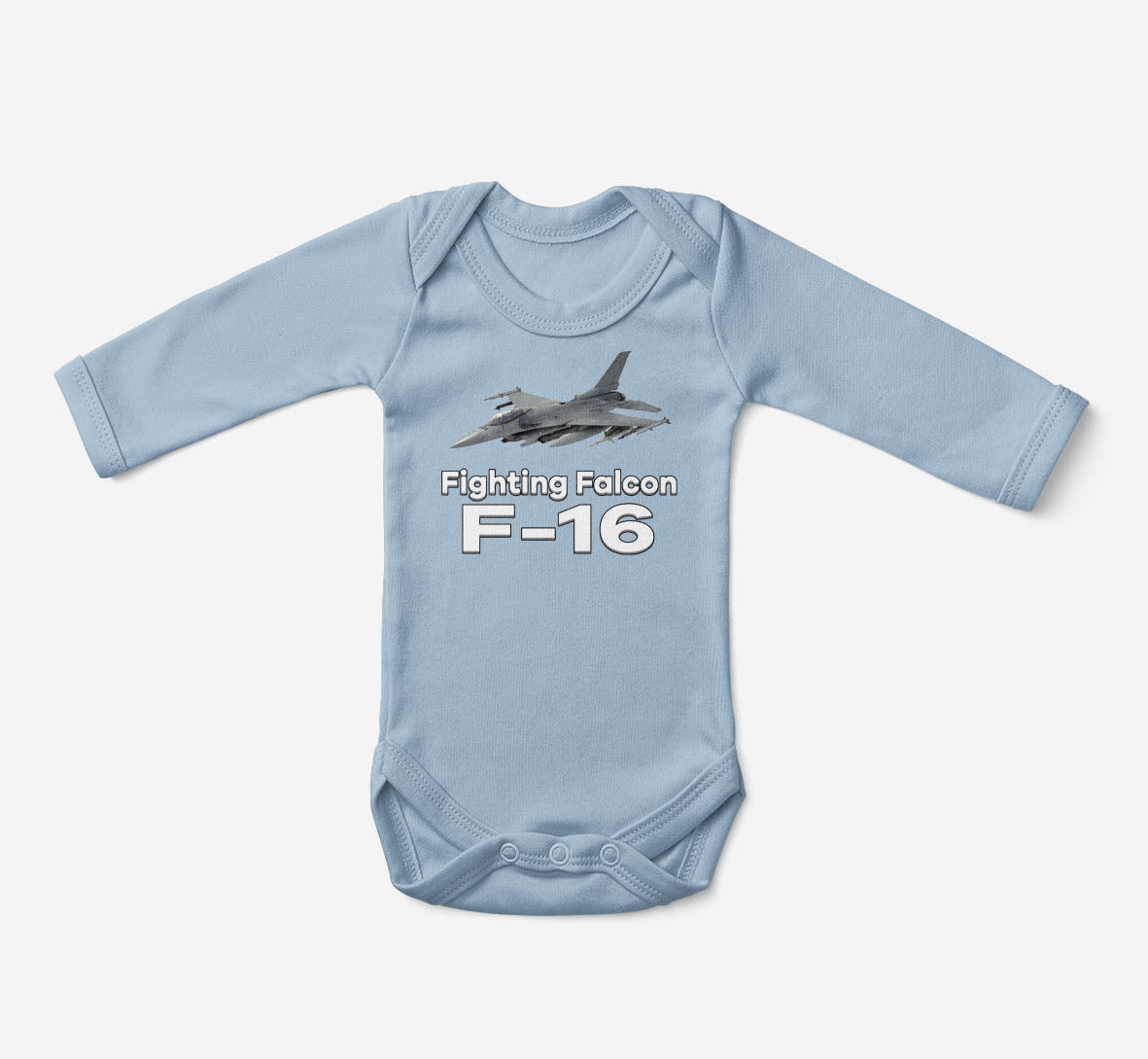 The Fighting Falcon F16 Designed Baby Bodysuits