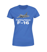 Thumbnail for The Fighting Falcon F16 Designed Women T-Shirts