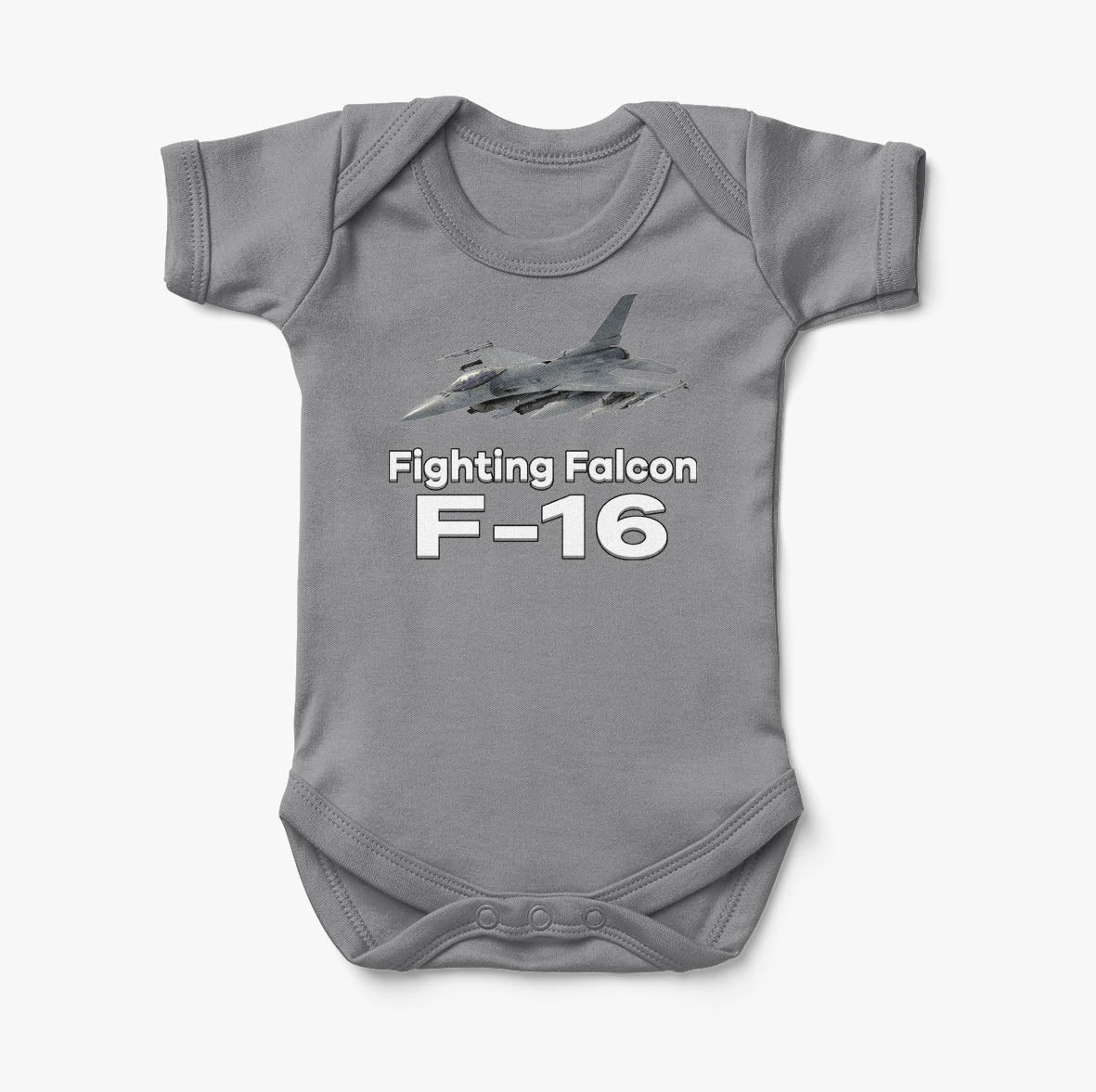 The Fighting Falcon F16 Designed Baby Bodysuits