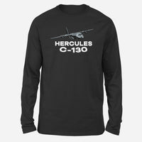 Thumbnail for The Hercules C130 Designed Long-Sleeve T-Shirts