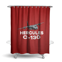 Thumbnail for The Hercules C130 Designed Shower Curtains