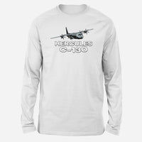 Thumbnail for The Hercules C130 Designed Long-Sleeve T-Shirts