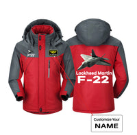 Thumbnail for The Lockheed Martin F22 Designed Thick Winter Jackets