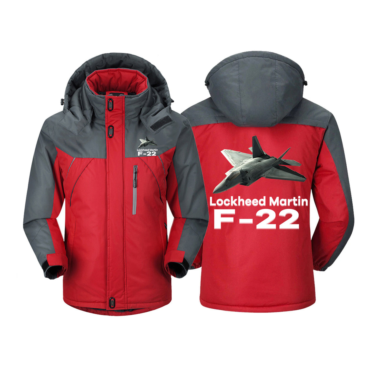 The Lockheed Martin F22 Designed Thick Winter Jackets