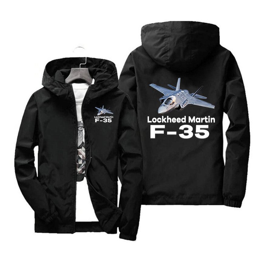 The Lockheed Martin F35 Designed Windbreaker Jackets