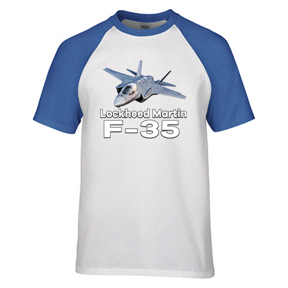 The Lockheed Martin F35 Designed Raglan T-Shirts