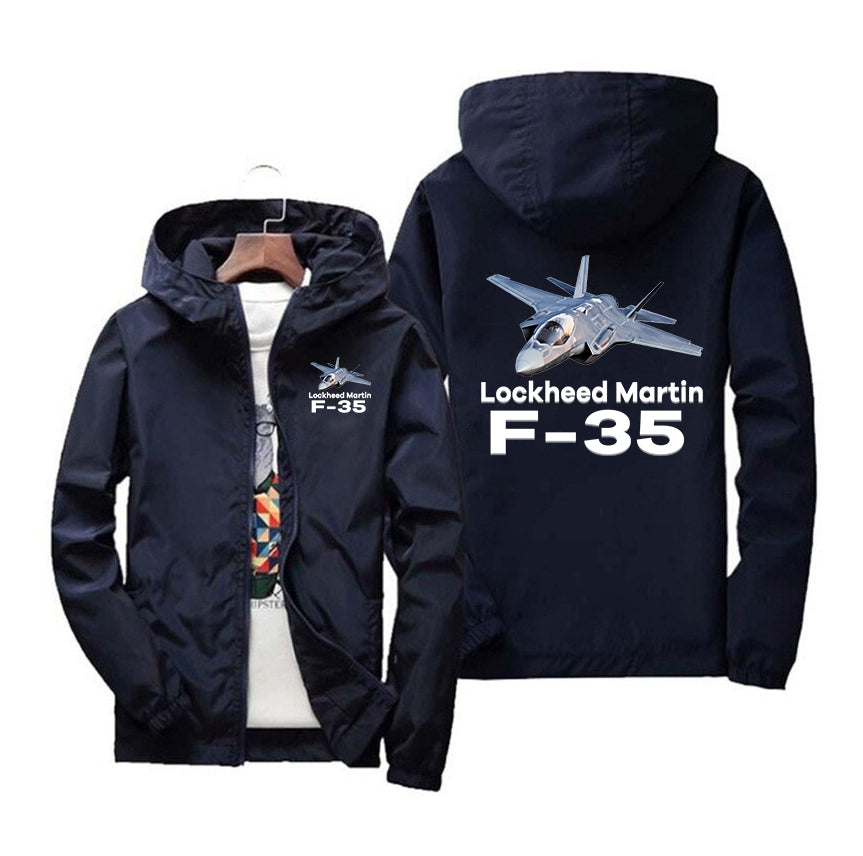 The Lockheed Martin F35 Designed Windbreaker Jackets