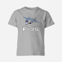 Thumbnail for The Lockheed Martin F35 Designed Children T-Shirts