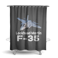 Thumbnail for The Lockheed Martin F35 Designed Shower Curtains