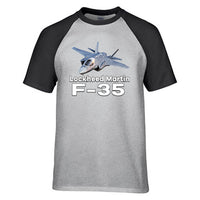 Thumbnail for The Lockheed Martin F35 Designed Raglan T-Shirts
