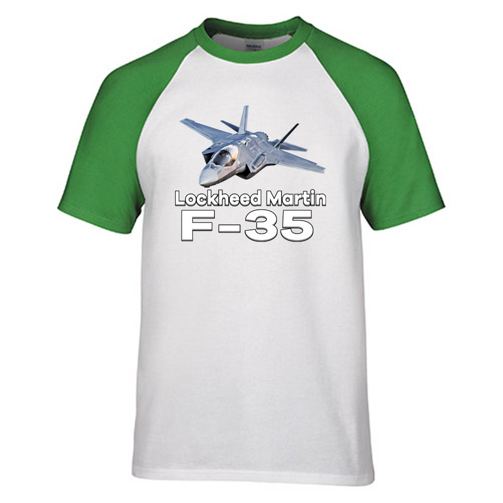 The Lockheed Martin F35 Designed Raglan T-Shirts