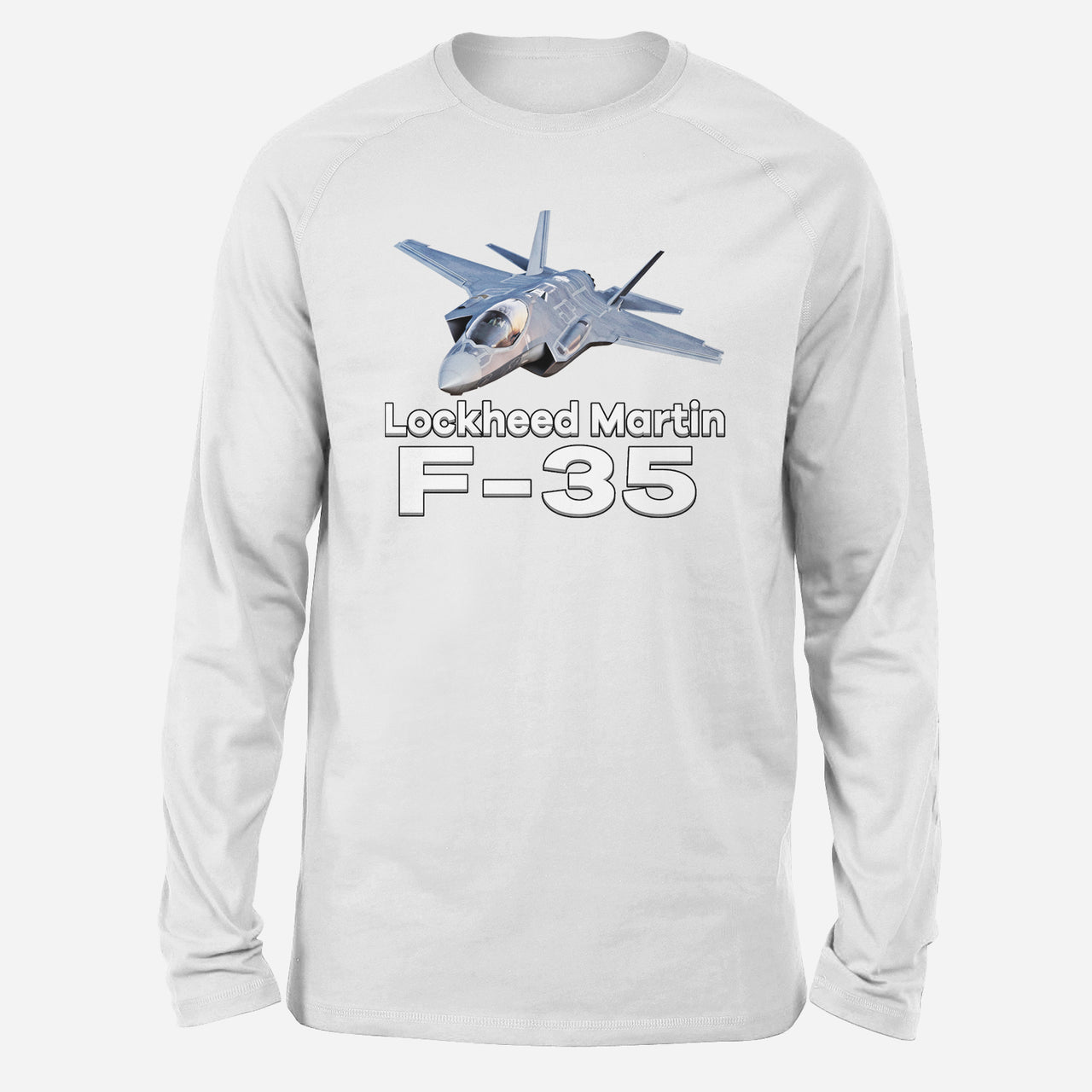 The Lockheed Martin F35 Designed Long-Sleeve T-Shirts
