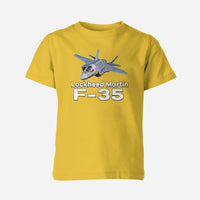 Thumbnail for The Lockheed Martin F35 Designed Children T-Shirts