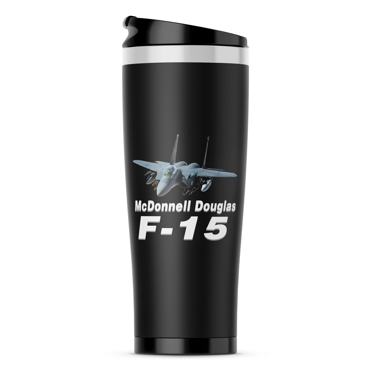 The McDonnell Douglas F15 Designed Stainless Steel Travel Mugs