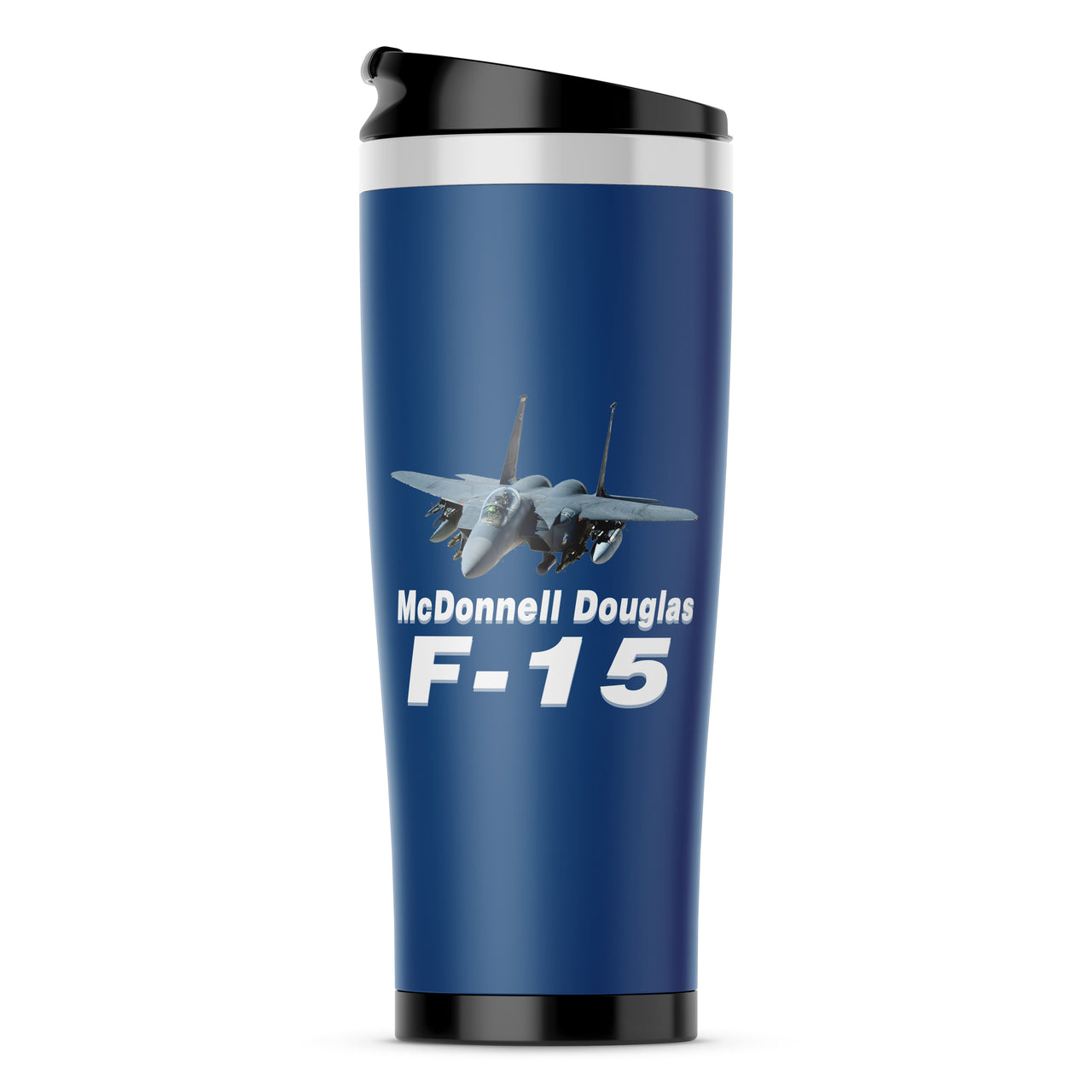 The McDonnell Douglas F15 Designed Stainless Steel Travel Mugs