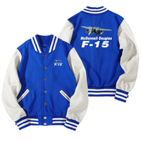 Thumbnail for The McDonnell Douglas F15 Designed Baseball Style Jackets