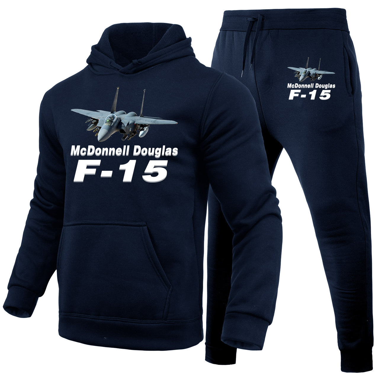 The McDonnell Douglas F15 Designed Hoodies & Sweatpants Set