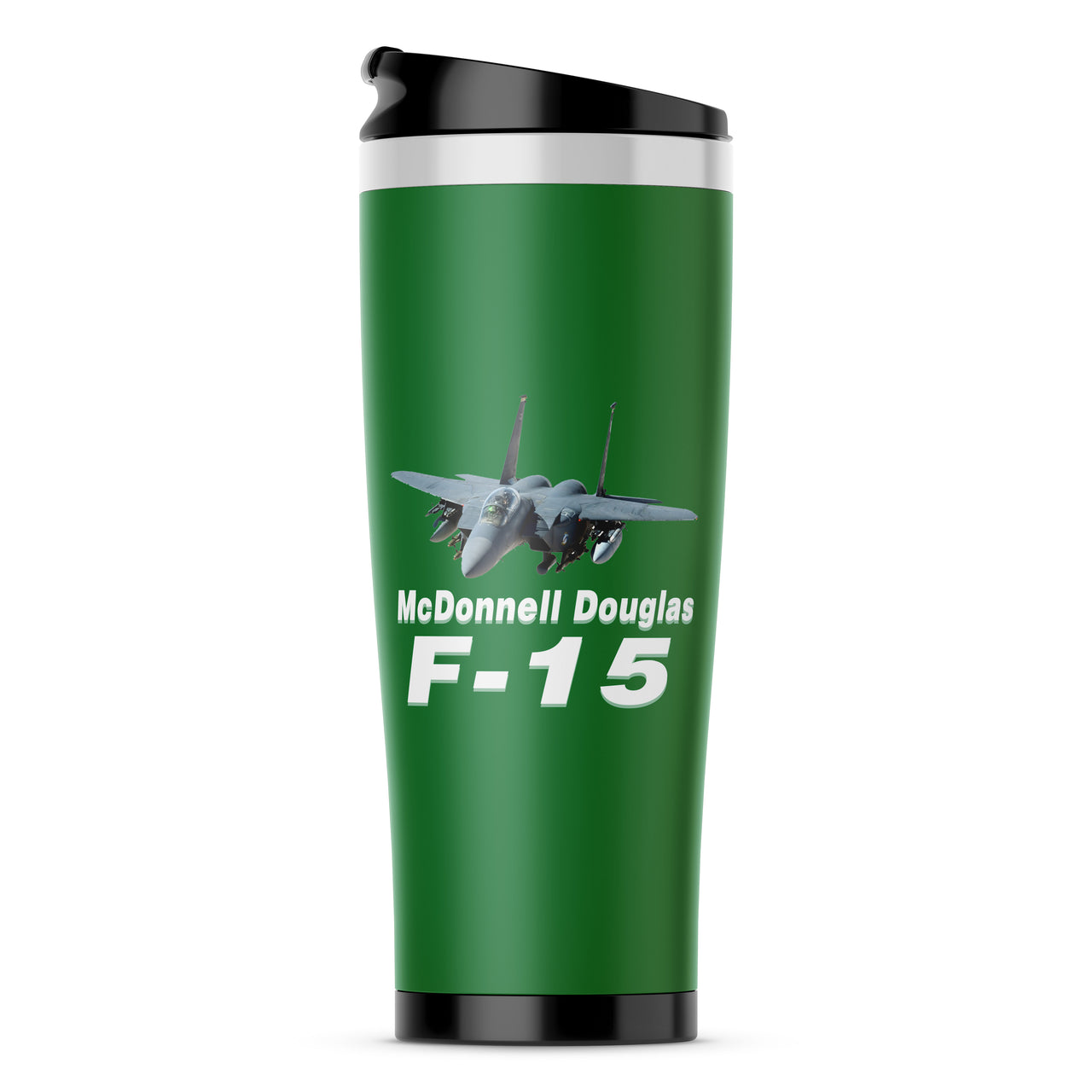 The McDonnell Douglas F15 Designed Stainless Steel Travel Mugs