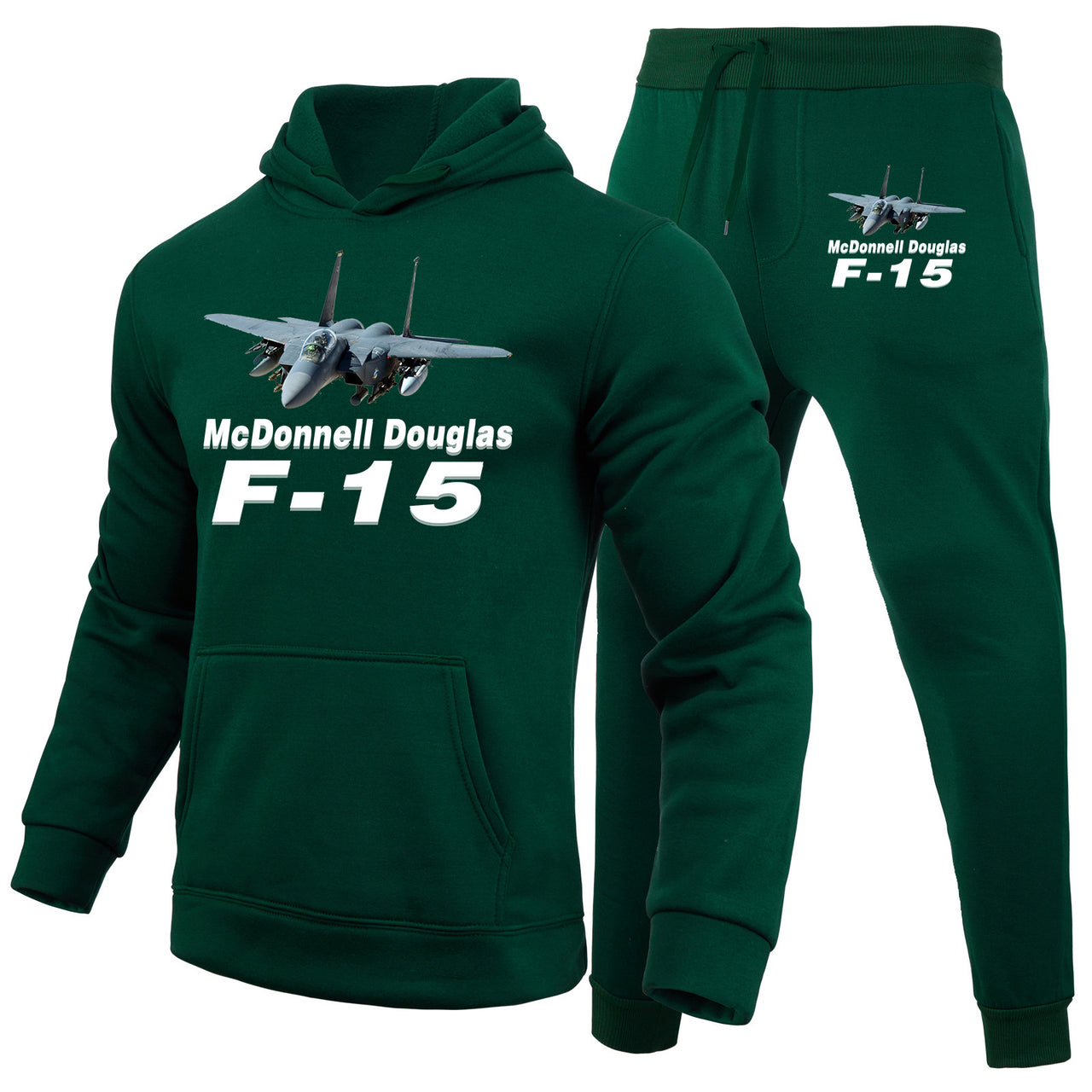 The McDonnell Douglas F15 Designed Hoodies & Sweatpants Set