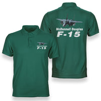 Thumbnail for The McDonnell Douglas F15 Designed Double Side Polo T-Shirts