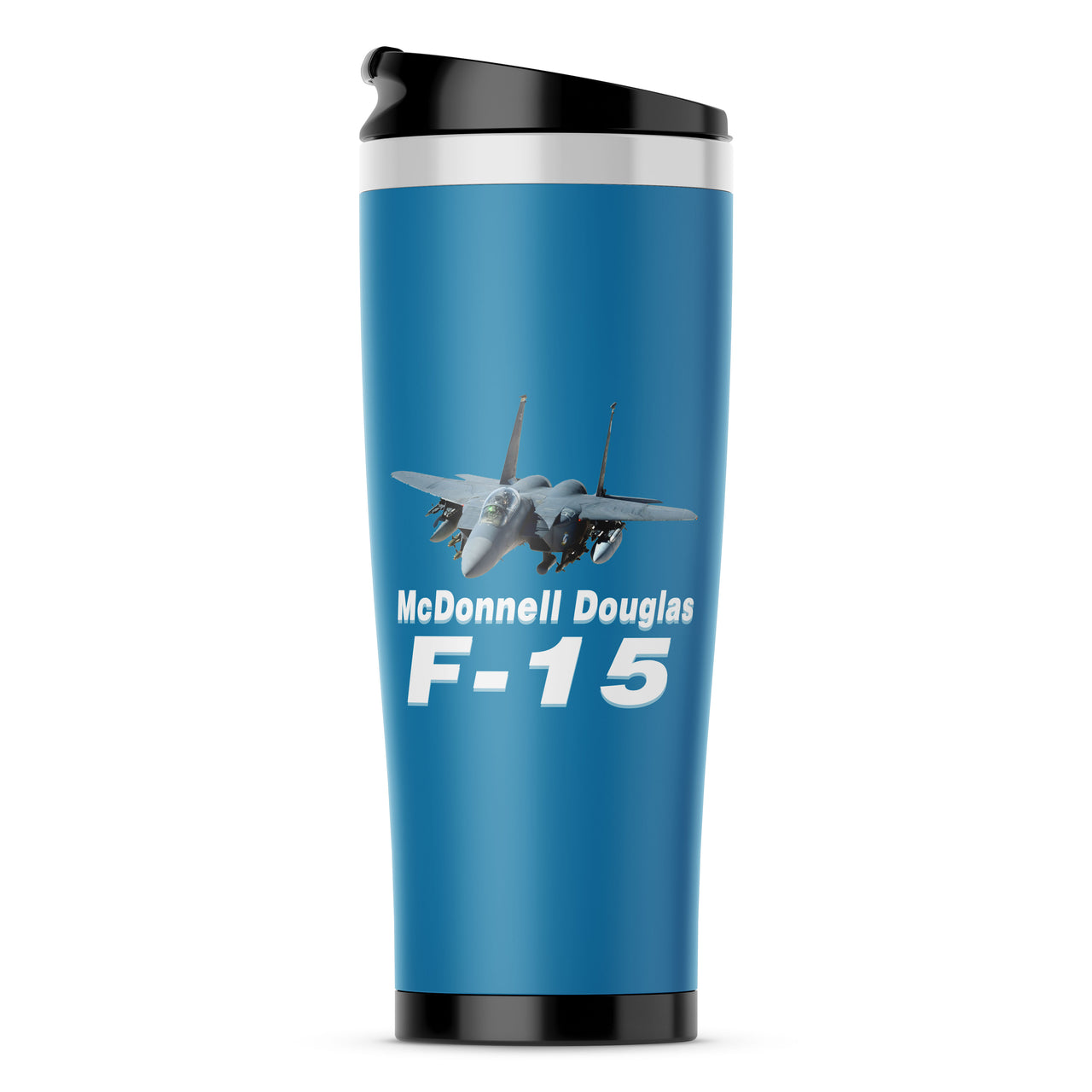 The McDonnell Douglas F15 Designed Stainless Steel Travel Mugs