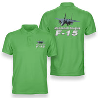 Thumbnail for The McDonnell Douglas F15 Designed Double Side Polo T-Shirts