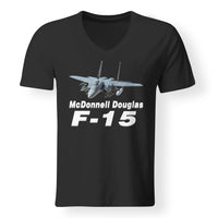 Thumbnail for The McDonnell Douglas F15 Designed V-Neck T-Shirts