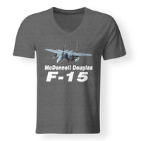 Thumbnail for The McDonnell Douglas F15 Designed V-Neck T-Shirts