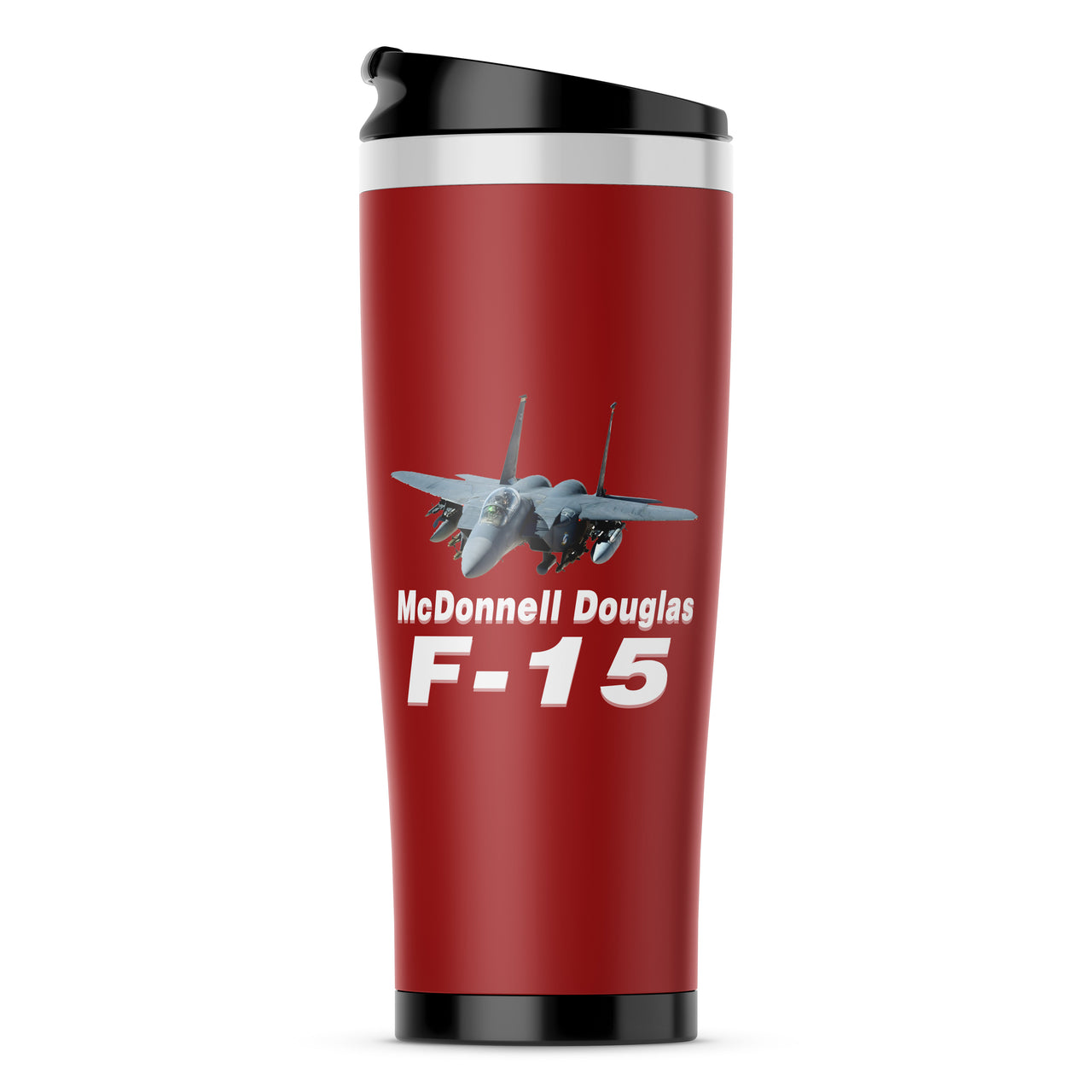 The McDonnell Douglas F15 Designed Stainless Steel Travel Mugs