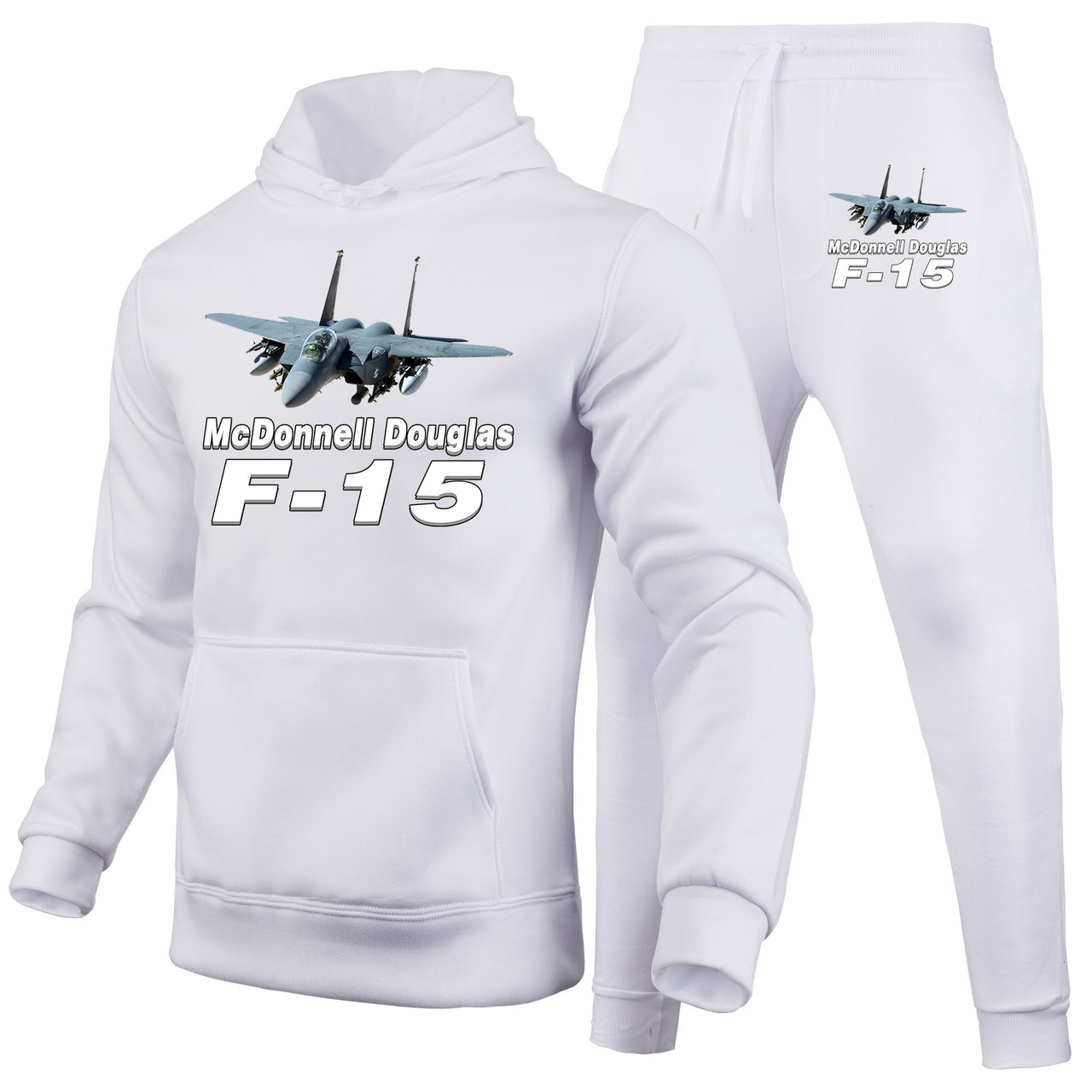 The McDonnell Douglas F15 Designed Hoodies & Sweatpants Set
