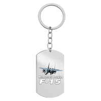 Thumbnail for The McDonnell Douglas F15 Designed Stainless Steel Key Chains (Double Side)