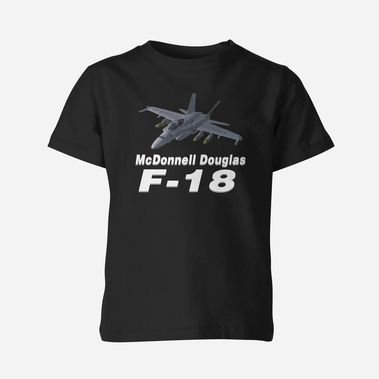 The McDonnell Douglas F18 Designed Children T-Shirts