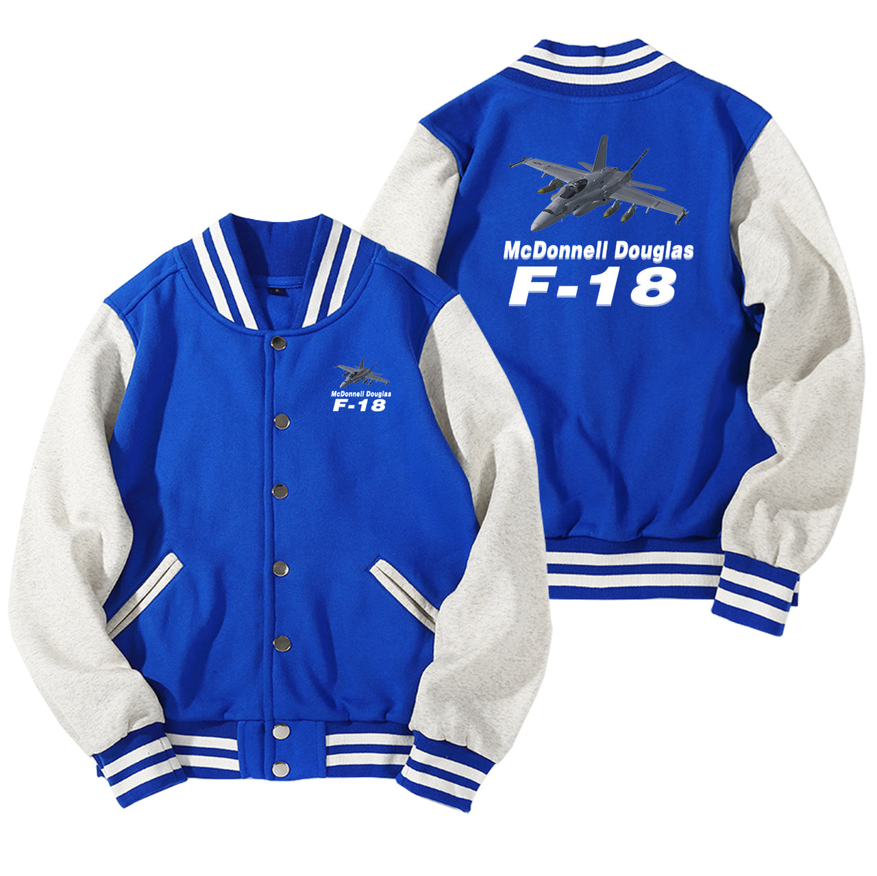 The McDonnell Douglas F18 Designed Baseball Style Jackets