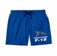 Thumbnail for The McDonnell Douglas F18 Designed Swim Trunks & Shorts