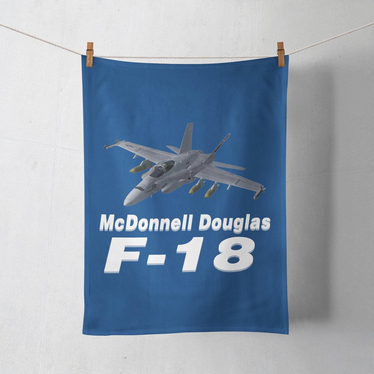The McDonnell Douglas F18 Designed Towels