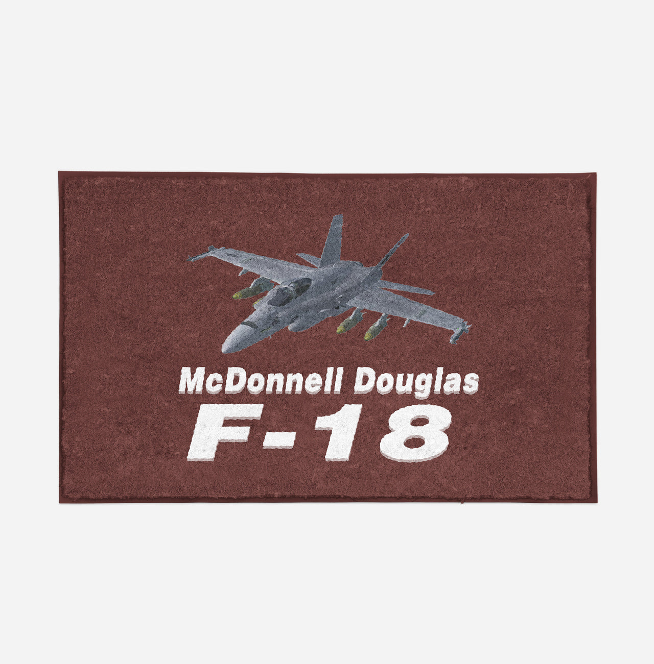 The McDonnell Douglas F18 Designed Door Mats