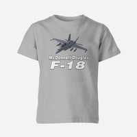 Thumbnail for The McDonnell Douglas F18 Designed Children T-Shirts