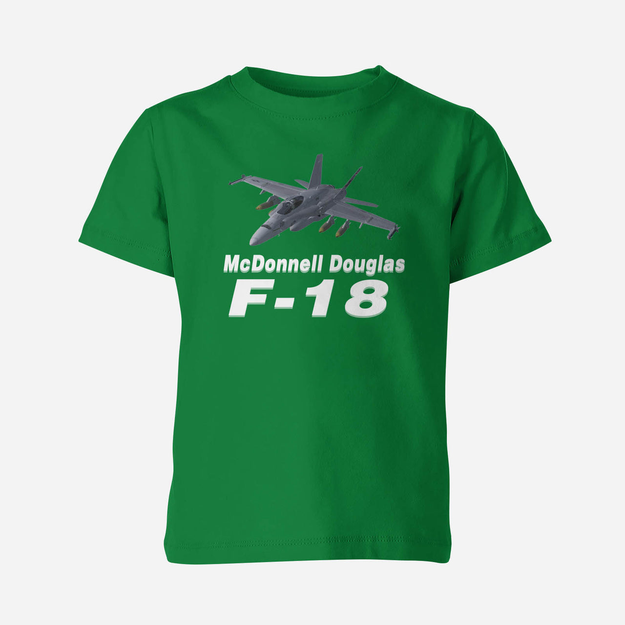 The McDonnell Douglas F18 Designed Children T-Shirts