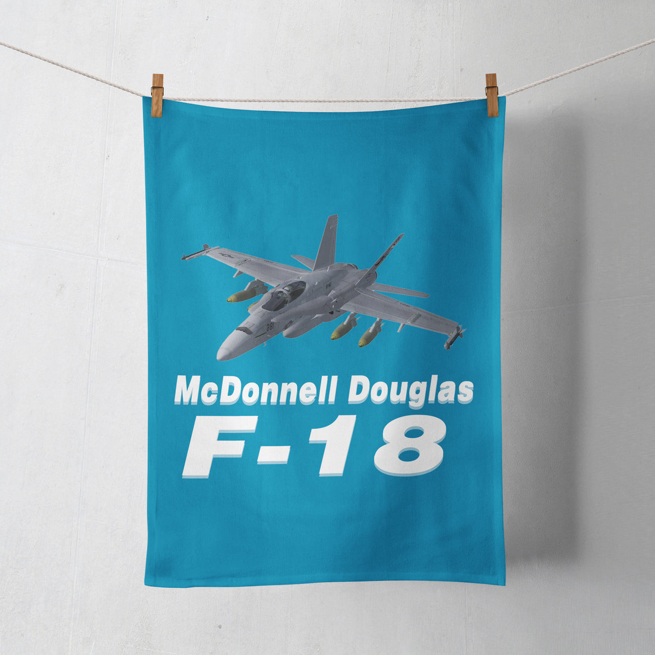 The McDonnell Douglas F18 Designed Towels