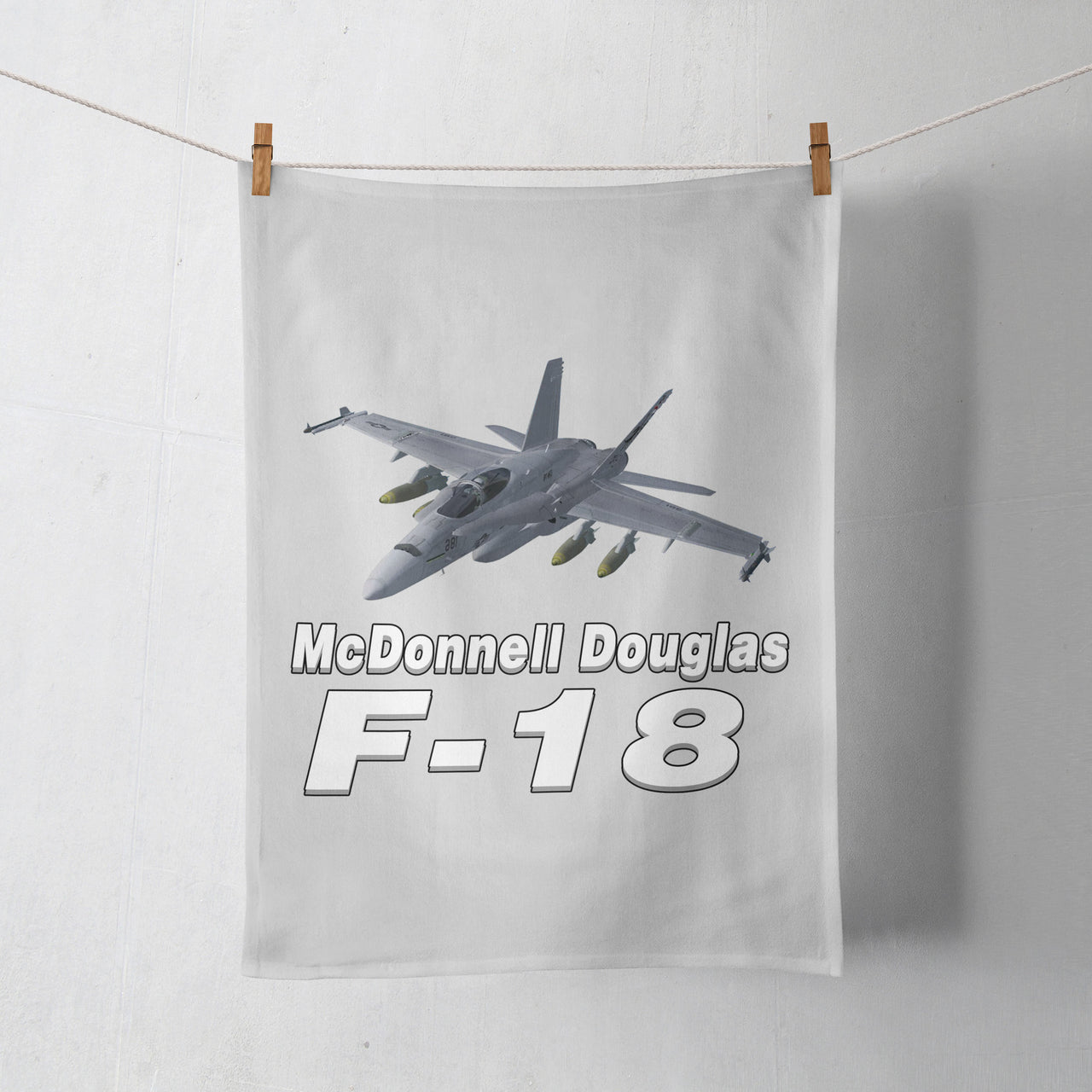 The McDonnell Douglas F18 Designed Towels