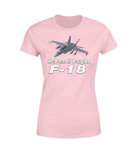 Thumbnail for The McDonnell Douglas F18 Designed Women T-Shirts