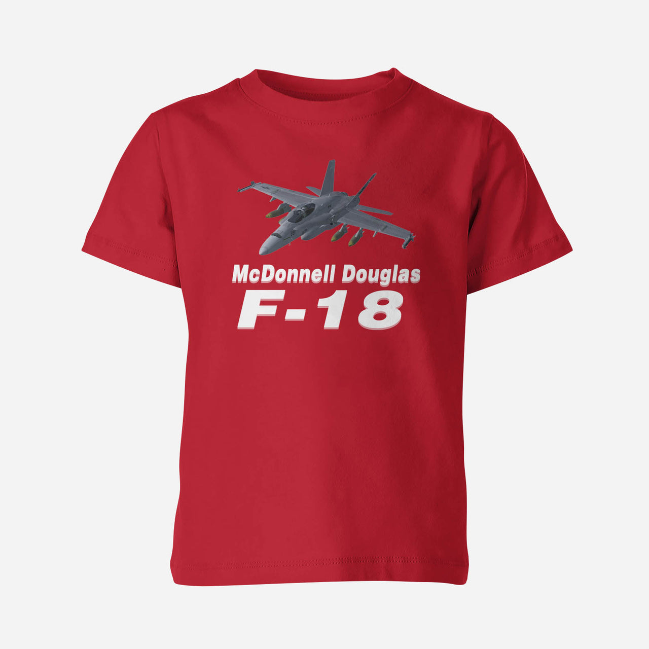 The McDonnell Douglas F18 Designed Children T-Shirts