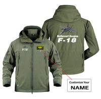 Thumbnail for The McDonnell Douglas F18 Designed Military Jackets (Customizable)