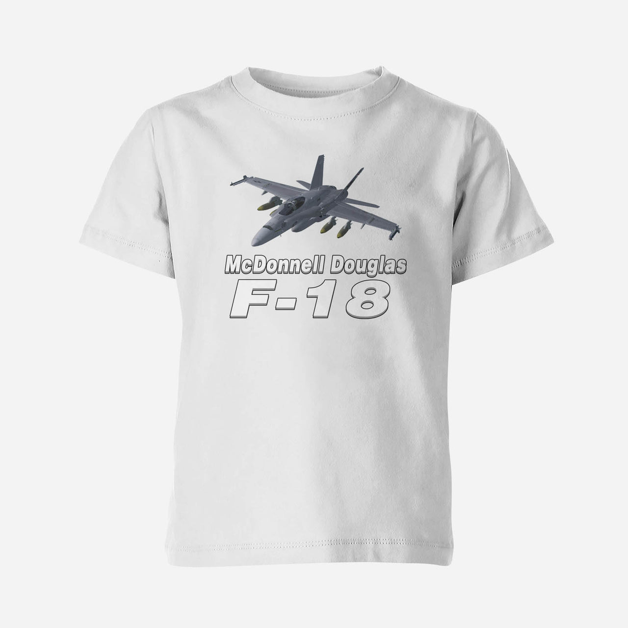 The McDonnell Douglas F18 Designed Children T-Shirts
