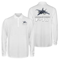 Thumbnail for The McDonnell Douglas F18 Designed Long Sleeve Polo T-Shirts (Double-Side)