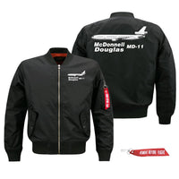 Thumbnail for The McDonnell Douglas MD-11 Designed Pilot Jackets (Customizable)